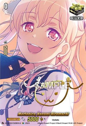Morfonica, Nanami Hiromachi (EX) (Foil) - DZ-BT03/EX28EN-S - Extra Rare (Signature)
