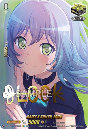 RAISE A SUILEN, LOCK (EX) (Foil) - DZ-BT03/EX32EN-S - Extra Rare (Signature)