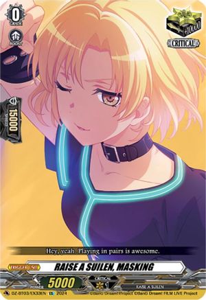 RAISE A SUILEN, MASKING (EX) - DZ-BT03/EX33EN - Extra Rare