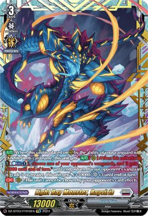 Light Ray Monster, Rayviris (FFR) - DZ-BT03/FFR10EN - Double Frame Rare