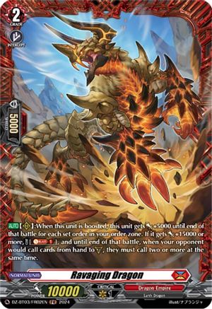 Ravaging Dragon (FR) - DZ-BT03/FR02EN - Frame Rare