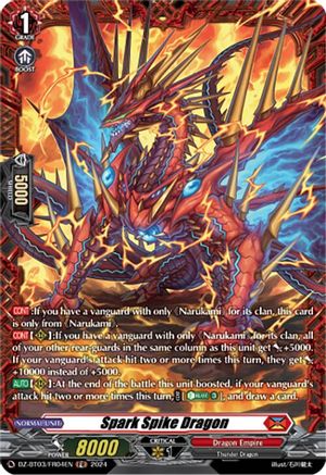 Spark Spike Dragon (FR) - DZ-BT03/FR04EN - Frame Rare