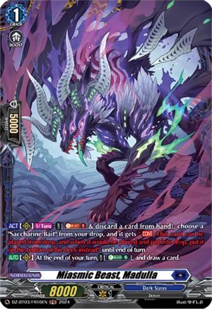 Miasmic Beast, Madulla (FR) - DZ-BT03/FR16EN - Frame Rare