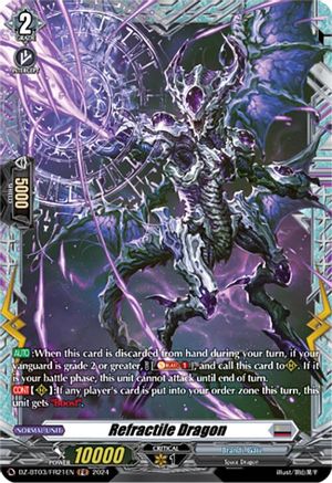 Refractile Dragon (FR) - DZ-BT03/FR21EN - Frame Rare