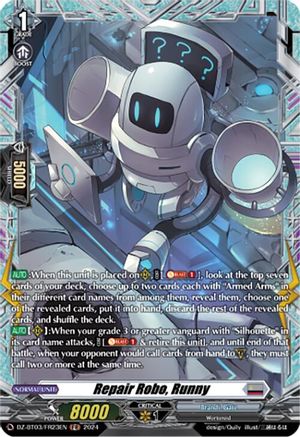 Repair Robo, Runny (FR) - DZ-BT03/FR23EN - Frame Rare