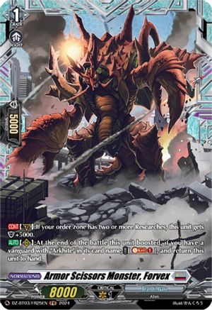Scissors Monster 401 Games Canada - Armor Scissors Monster, Forvex (FR) - DZ-BT03/FR25EN ...