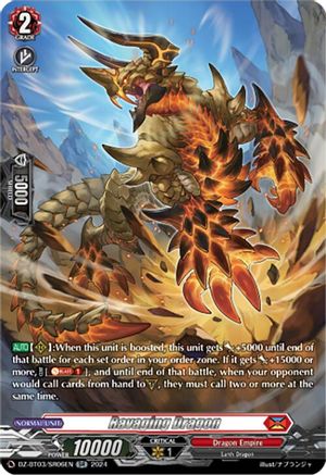 Ravaging Dragon (SR) - DZ-BT03/SR06EN - Silver Rare