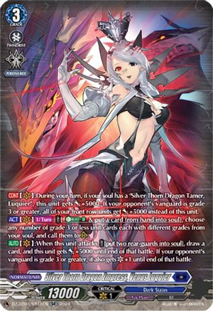 Silver Thorn Dragon Empress, Venus Luquier (SR) - DZ-BT03/SR11EN - Silver Rare