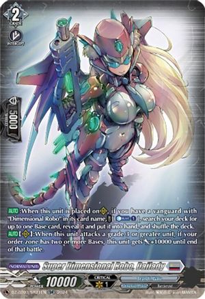 Super Dimensional Robo, Dailady (SR) - DZ-BT03/SR21EN - Silver Rare