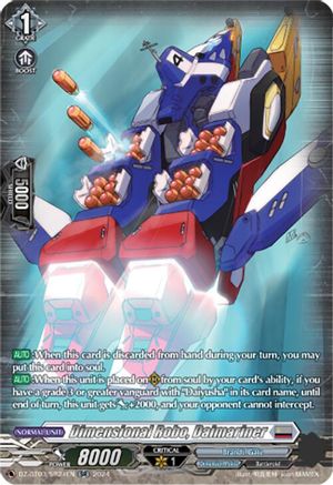 Dimensional Robo, Daimariner (SR) - DZ-BT03/SR24EN - Silver Rare