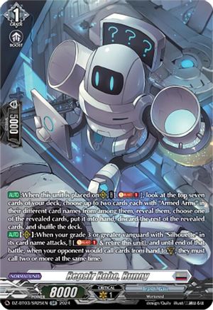 Repair Robo, Runny (SR) - DZ-BT03/SR25EN - Silver Rare