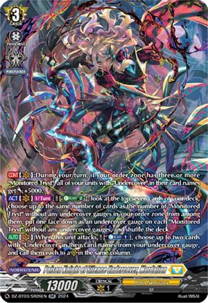 Poison Knight of Silence Undercover, Mordalion (SR) - DZ-BT03/SR26EN - Silver Rare