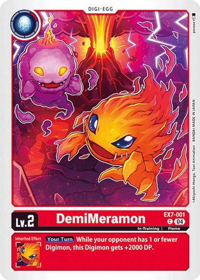 DemiMeramon - EX7-001 - Common