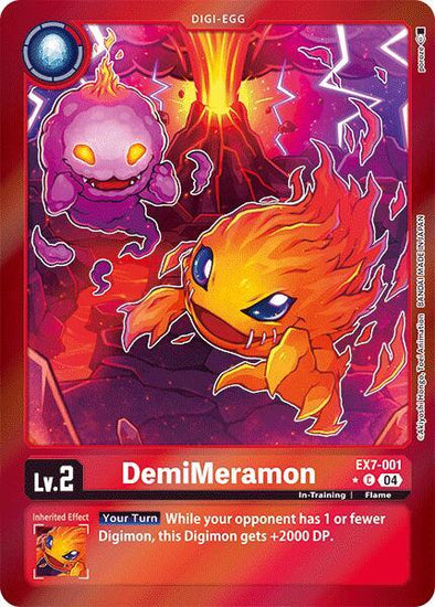 DemiMeramon (Foil) - EX7-001 - Common