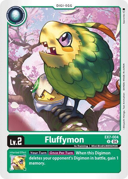 Fluffymon - EX7-004 - Uncommon