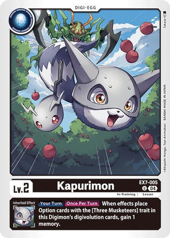 Kapurimon - EX7-005 - Uncommon