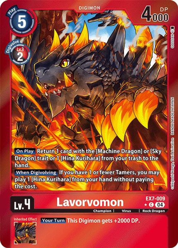 Lavorvomon (Foil) - EX7-009 - Common