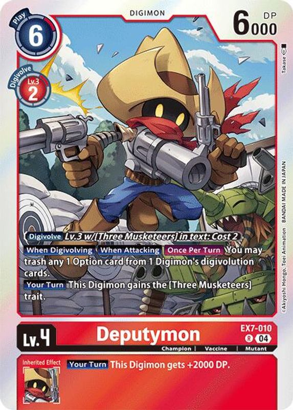 Deputymon - EX7-010 - Rare