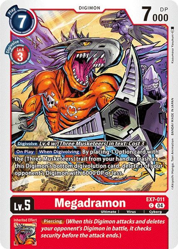 Megadramon - EX7-011 - Common