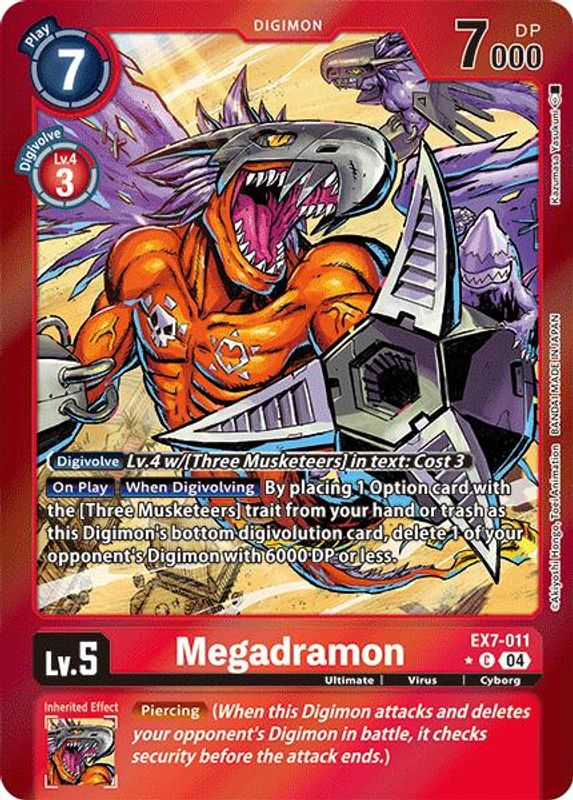 Megadramon (Foil) - EX7-011 - Common