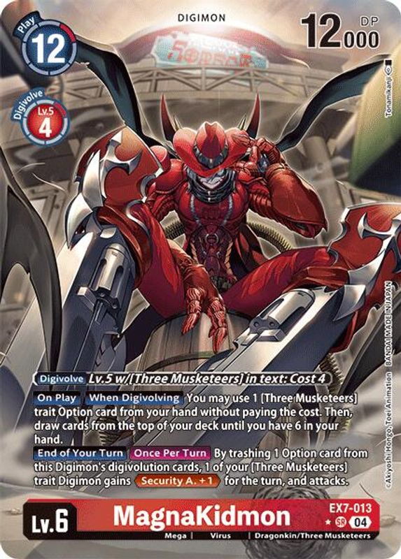 MagnaKidmon (Alternate Art) - EX7-013 - Super Rare