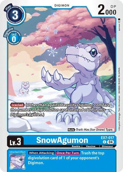 SnowAgumon - EX7-017 - Common