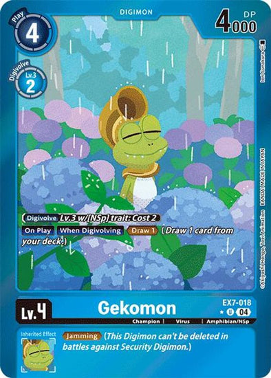 Gekomon (Foil) - EX7-018 - Uncommon