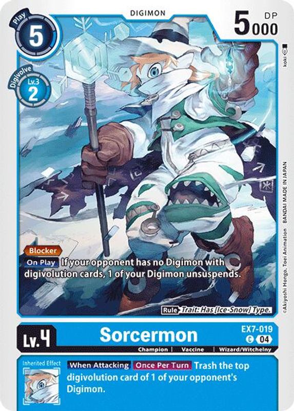 Sorcermon - EX7-019 - Common