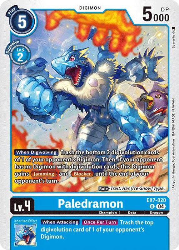 Paledramon - EX7-020 - Uncommon