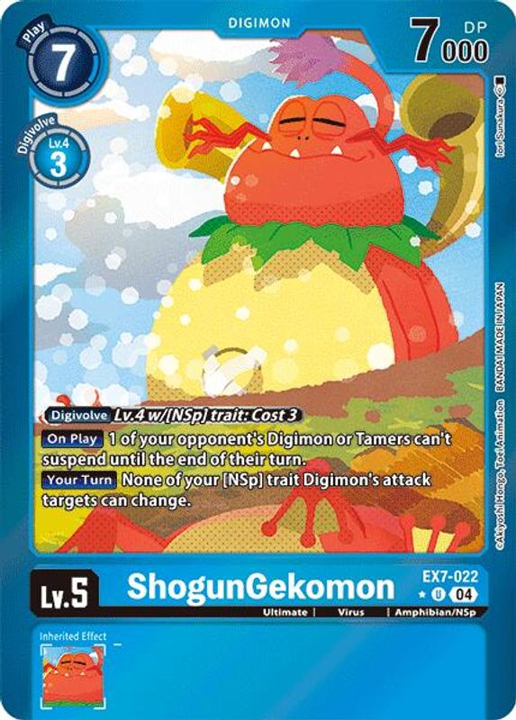 ShogunGekomon (Foil) - EX7-022 - Uncommon