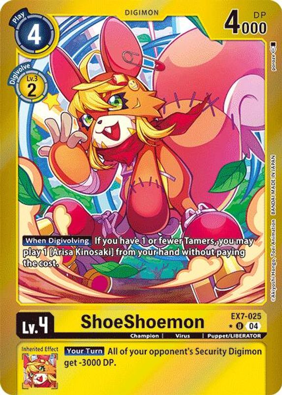 ShoeShoemon (Foil) - EX7-025 - Uncommon