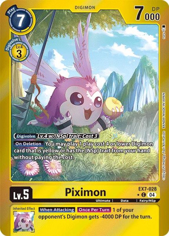 Piximon (Foil) - EX7-028 - Common