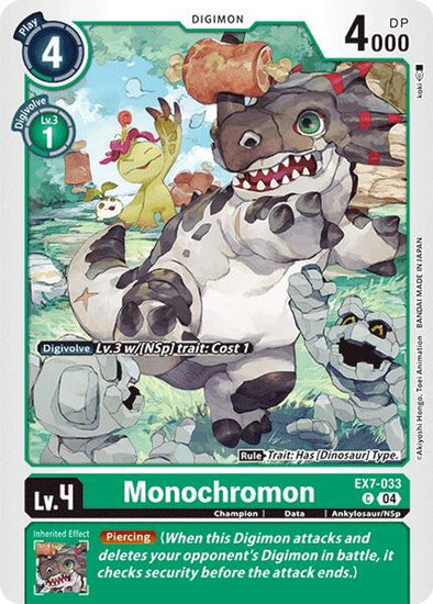 Monochromon - EX7-033 - Common