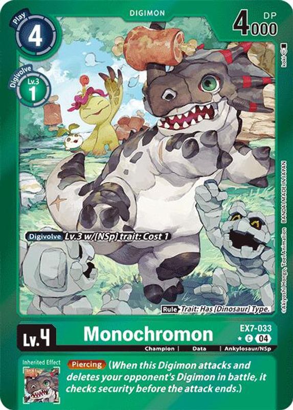 Monochromon (Foil) - EX7-033 - Common