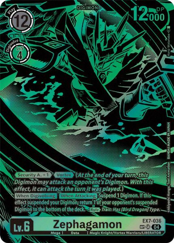 Zephagamon (Textured) - EX7-036 - Super Rare