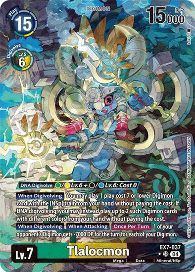 Tlalocmon (Alternate Art) - EX7-037 - Super Rare