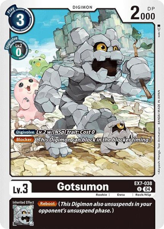 Gotsumon - EX7-038 - Uncommon