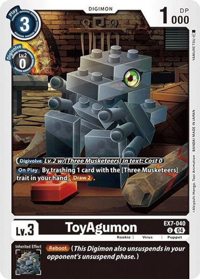 ToyAgumon - EX7-040 - EX7-040 - Uncommon