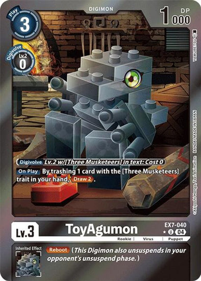 ToyAgumon - EX7-040 (Foil) - EX7-040 - Uncommon