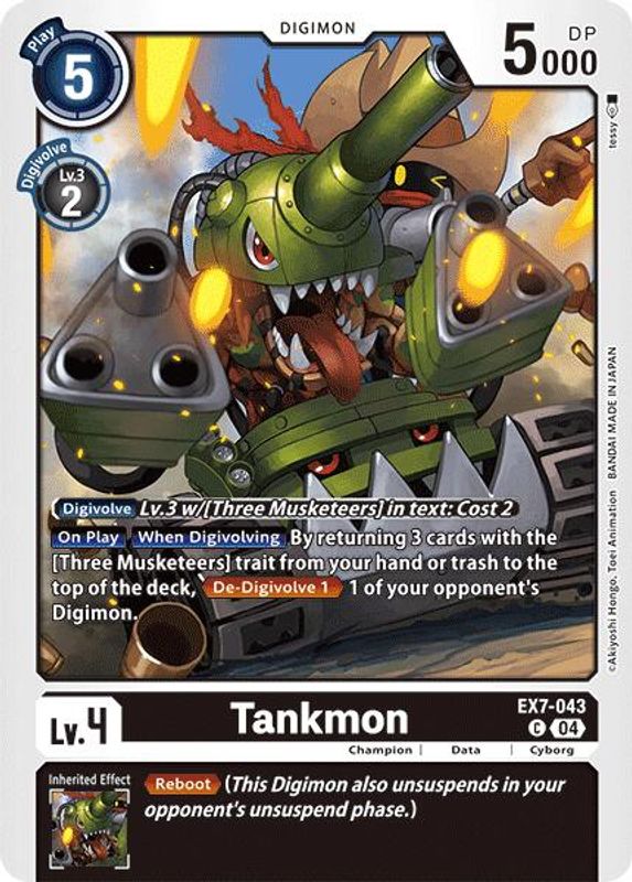 Tankmon - EX7-043 - Common