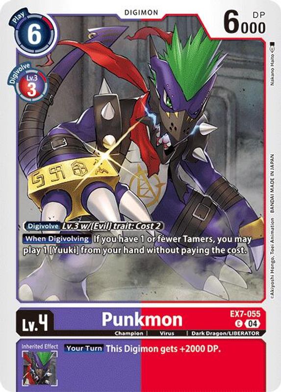 Punkmon - EX7-055 - Common