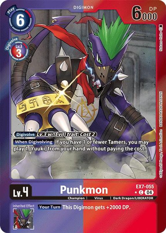 Punkmon (Foil) - EX7-055 - Common