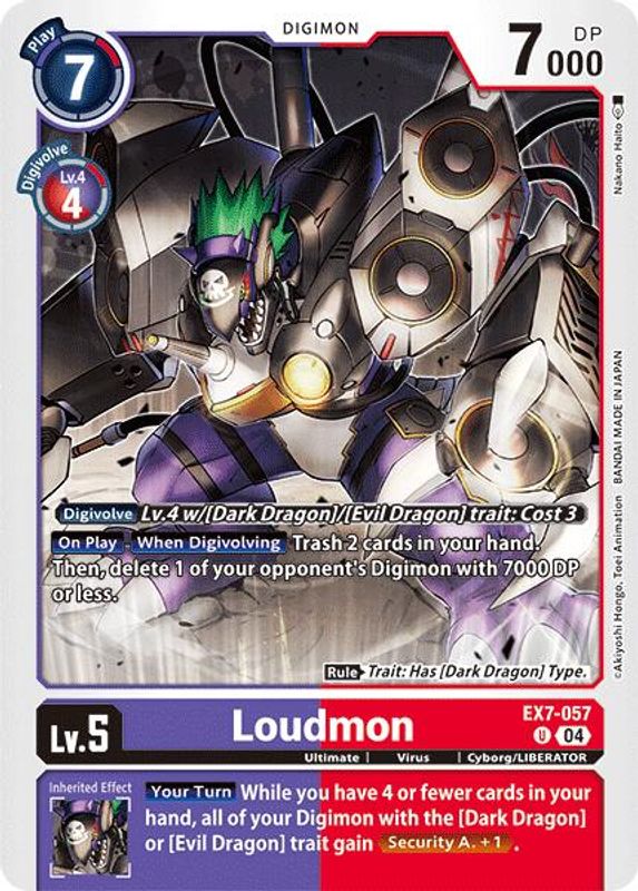 Loudmon - EX7-057 - Uncommon