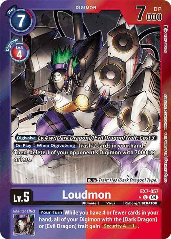 Loudmon (Foil) - EX7-057 - Uncommon