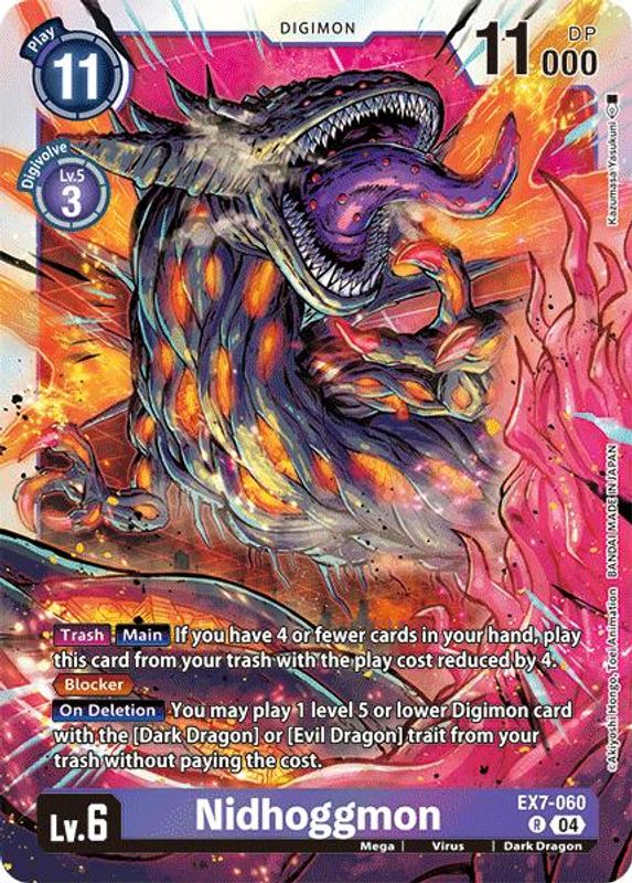 Nidhoggmon - EX7-060 - Rare