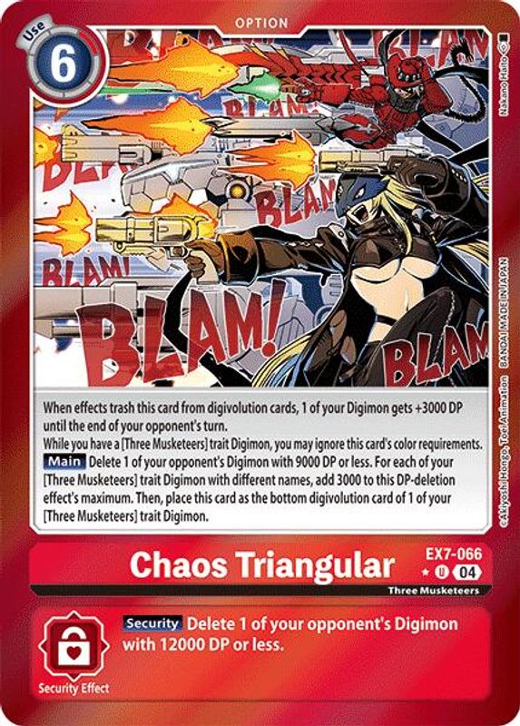 Chaos Triangular (Foil) - EX7-066 - Uncommon