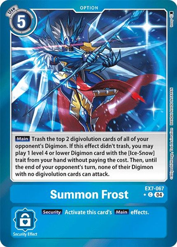 Summon Frost (Foil) - EX7-067 - Common