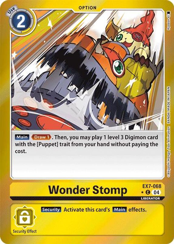 Wonder Stomp (Foil) - EX7-068 - Common