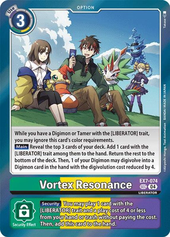 Vortex Resonance - EX7-074 - Secret Rare