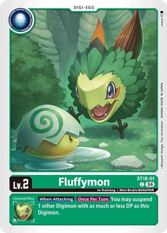 Fluffymon - ST18-01 - Common